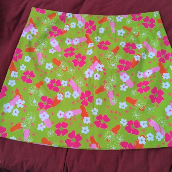 Lilly Pulitzer XXL Plus size Lilly Pulitzer Skirt Green Gidget - Picture 2 of 5